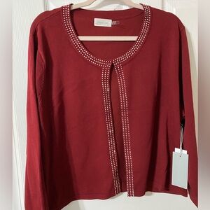Embellished Plus Size Cardigan, NWT, Beautiful